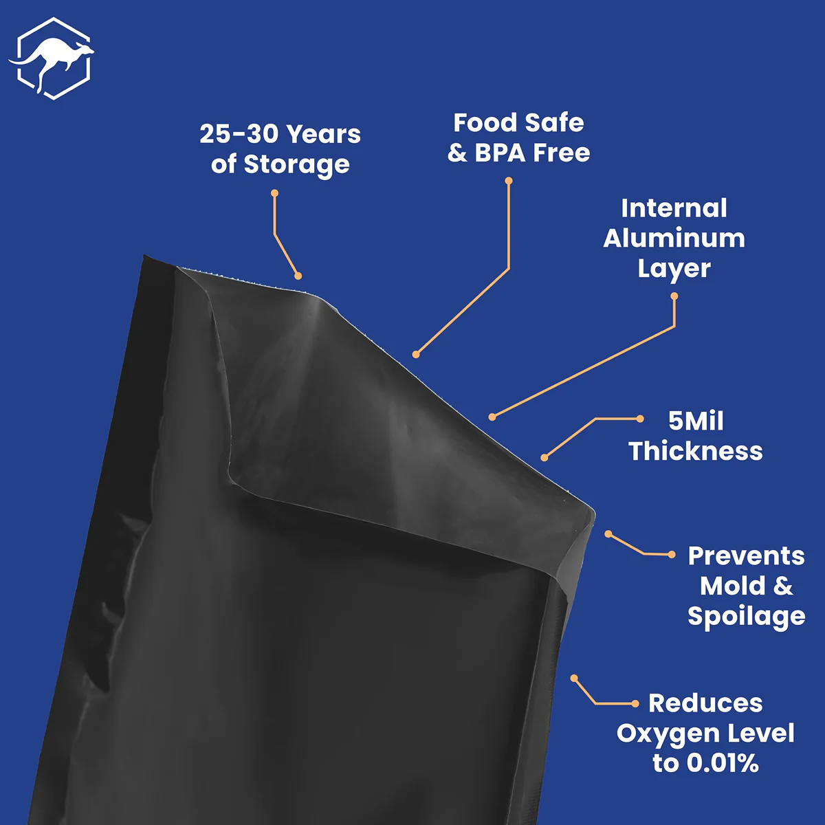 1 Gallon Mylar Bags with Oxygen Absorbers - Image 10