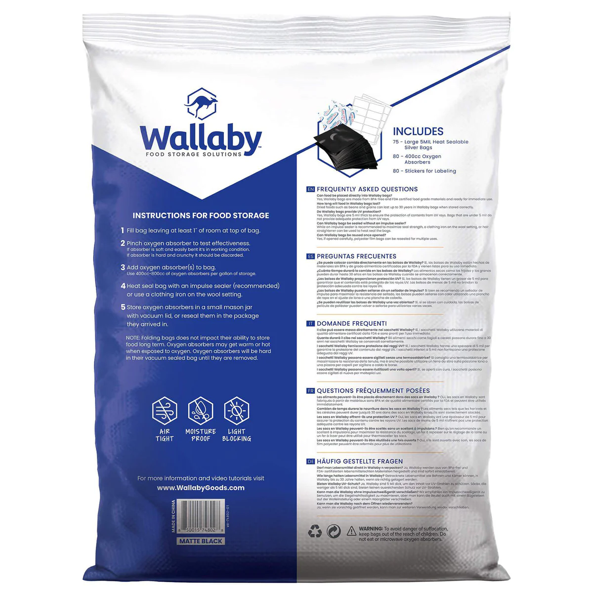 1 Gallon Mylar Bags with Oxygen Absorbers - Image 12