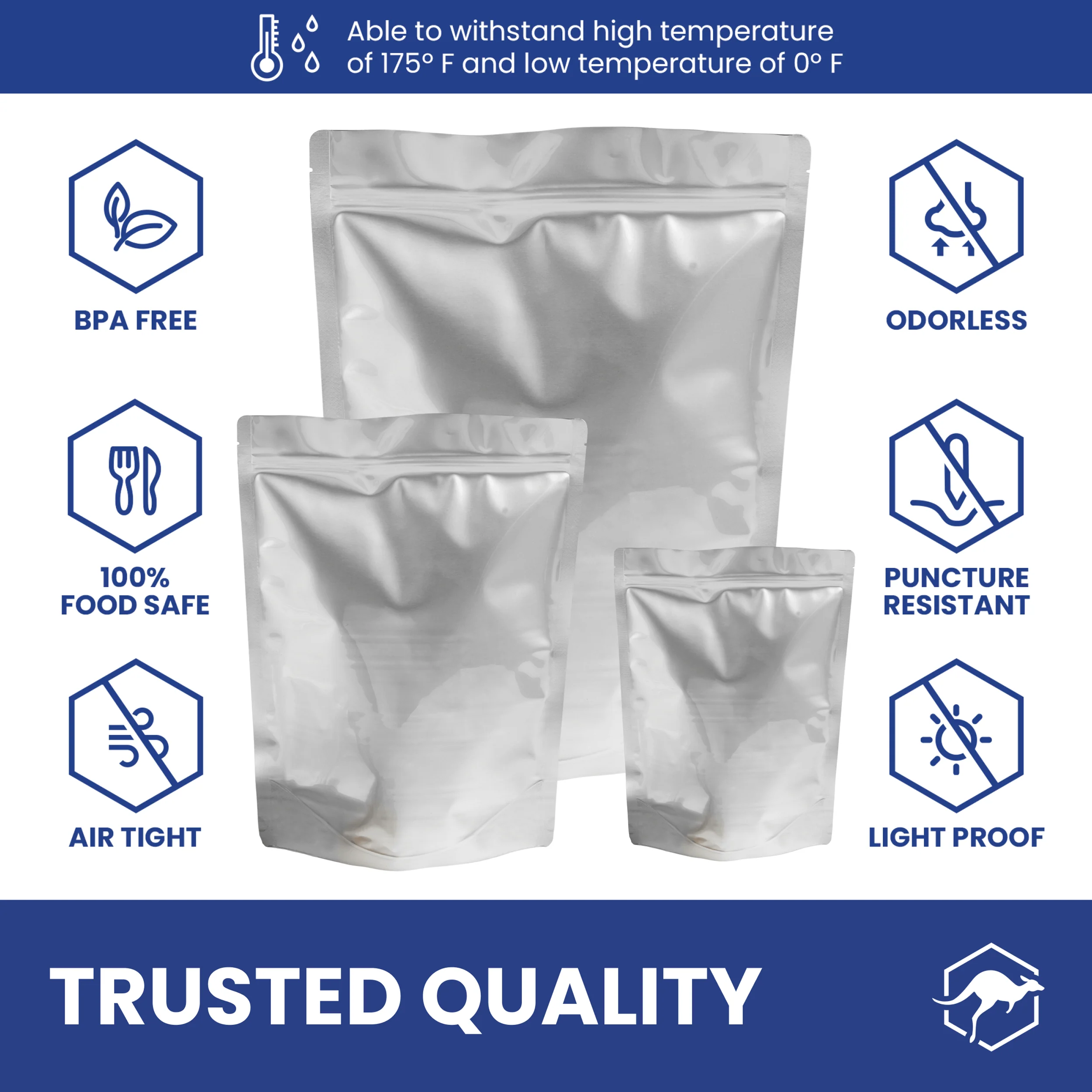 Multi-Size Mylar Bags with Oxygen Absorbers - Image 4