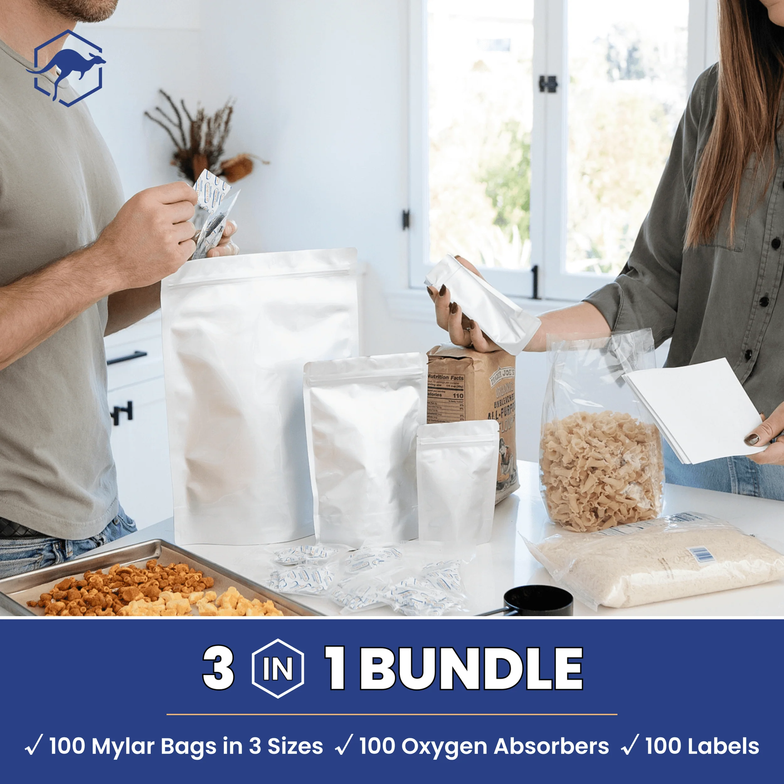 Multi-Size Mylar Bags with Oxygen Absorbers - Image 5