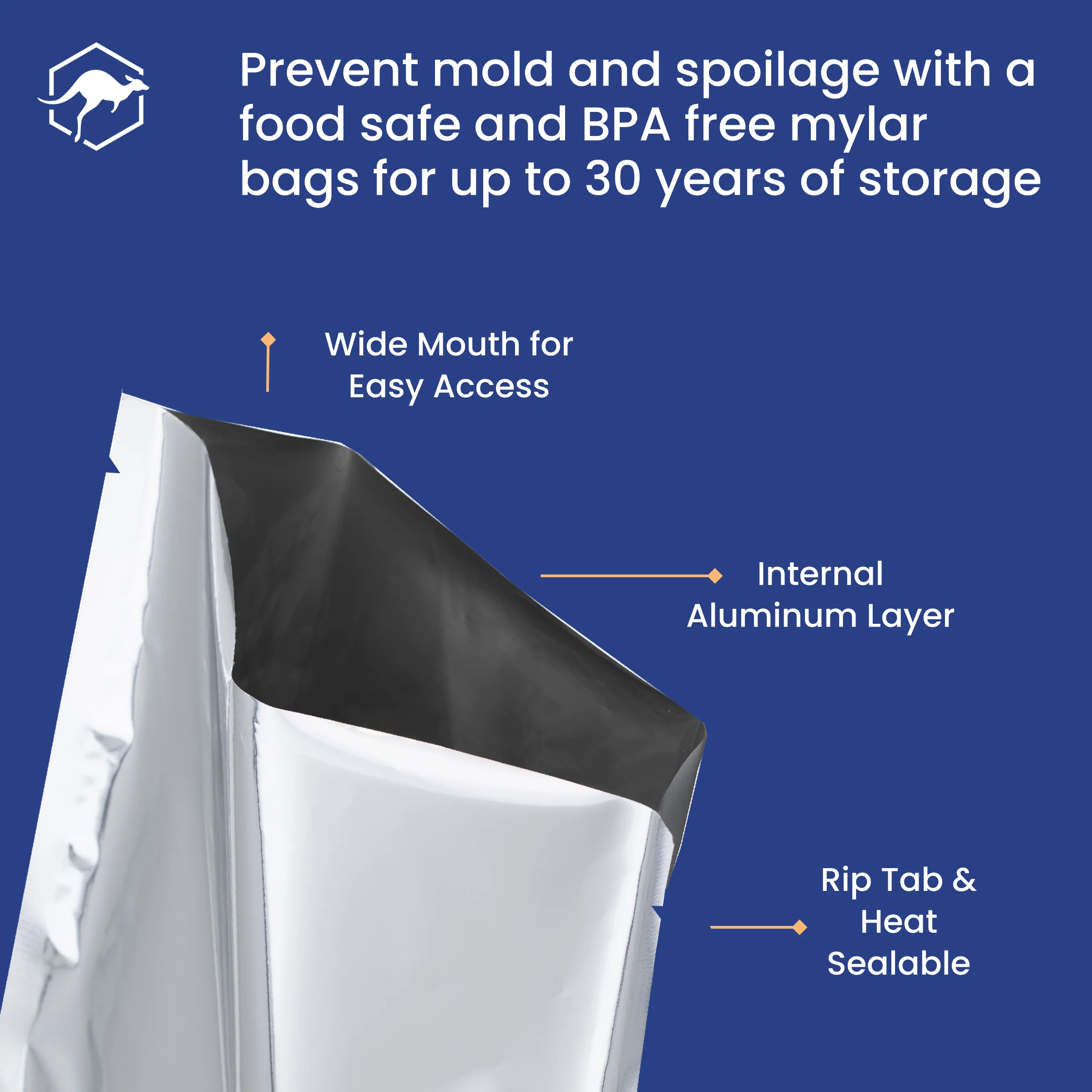 Multi-Size Mylar Bags with Oxygen Absorbers - Image 9