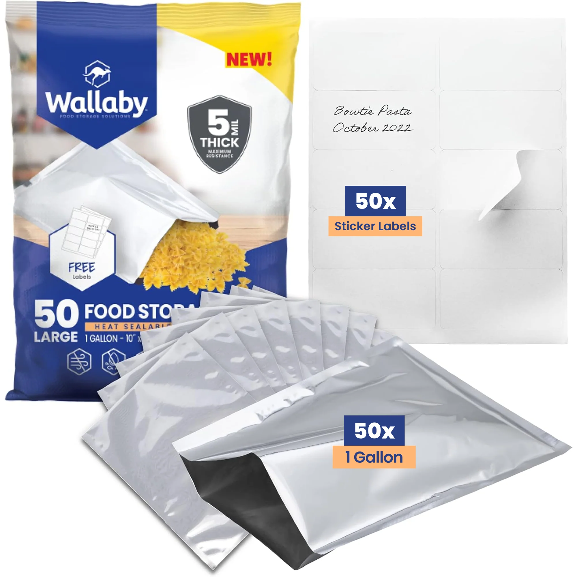 Mylar Bags with Sticker Labels - Image 25