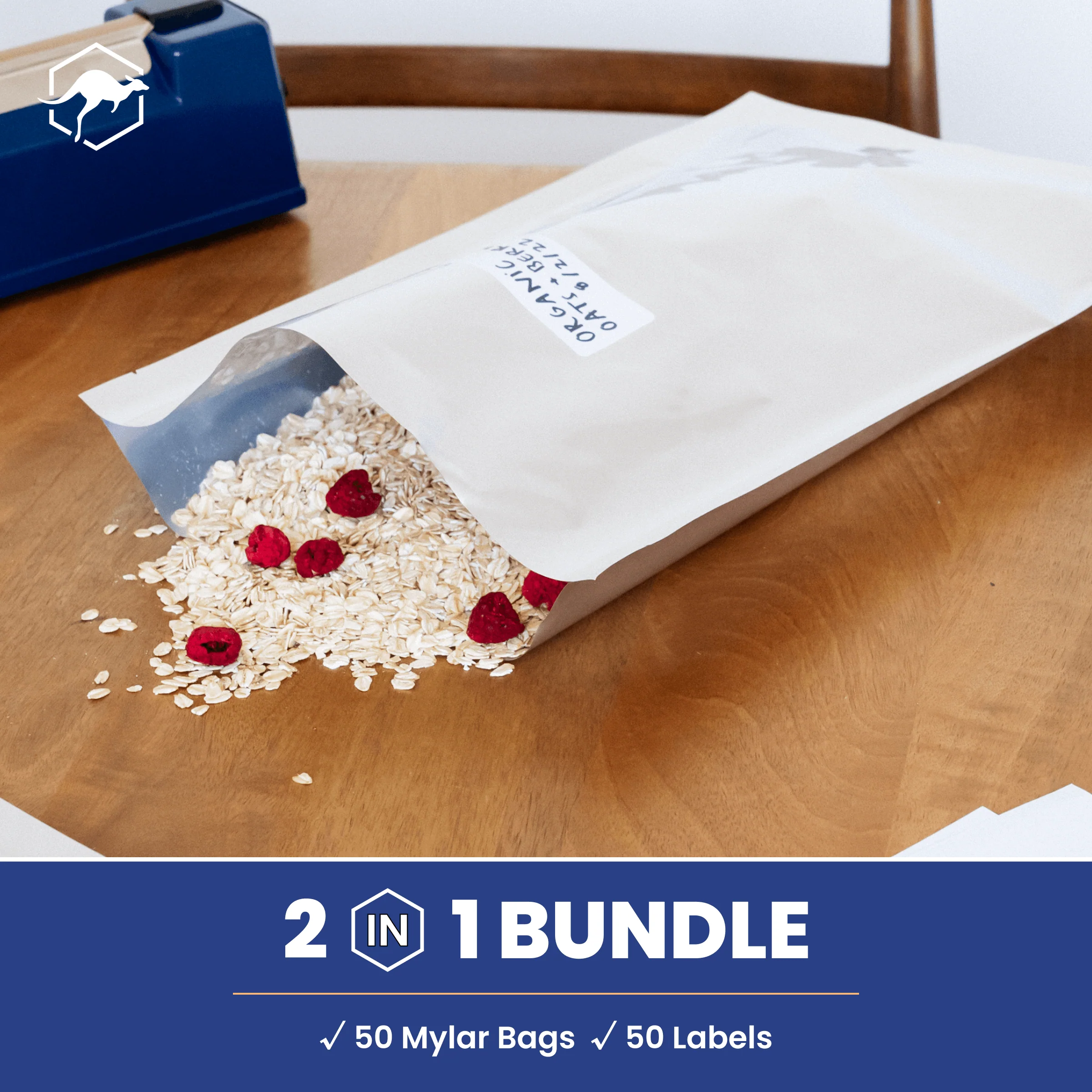 Mylar Bags with Sticker Labels - Image 35