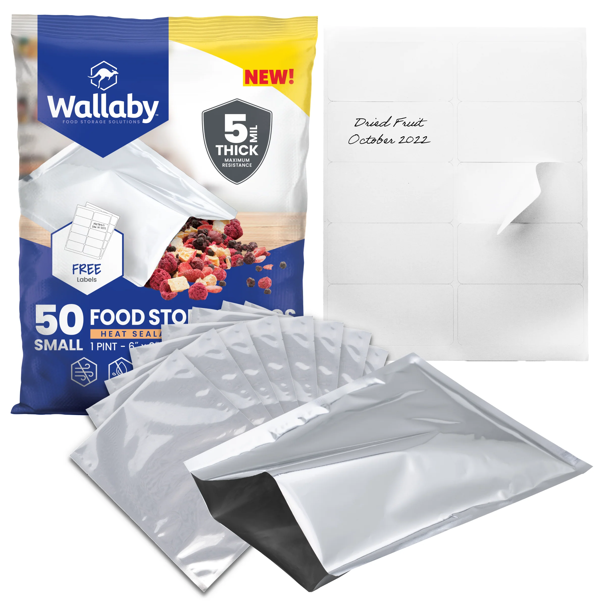 Mylar Bags with Sticker Labels - Image 7