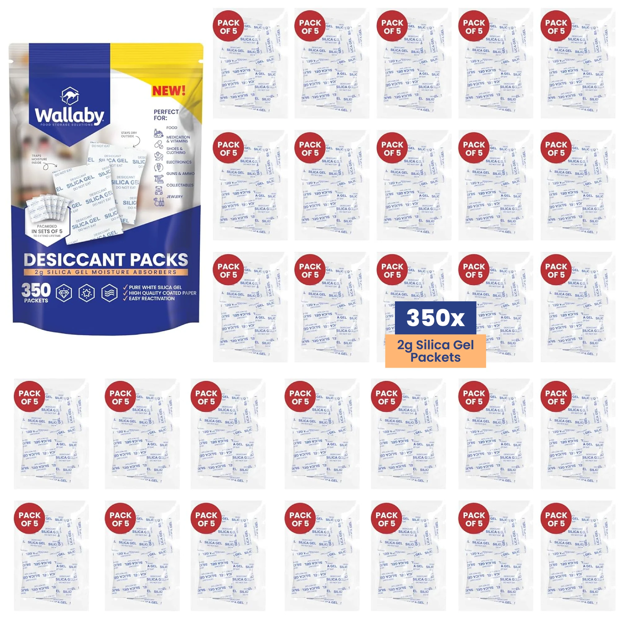 Silica Gel Desiccant Packets - Image 11