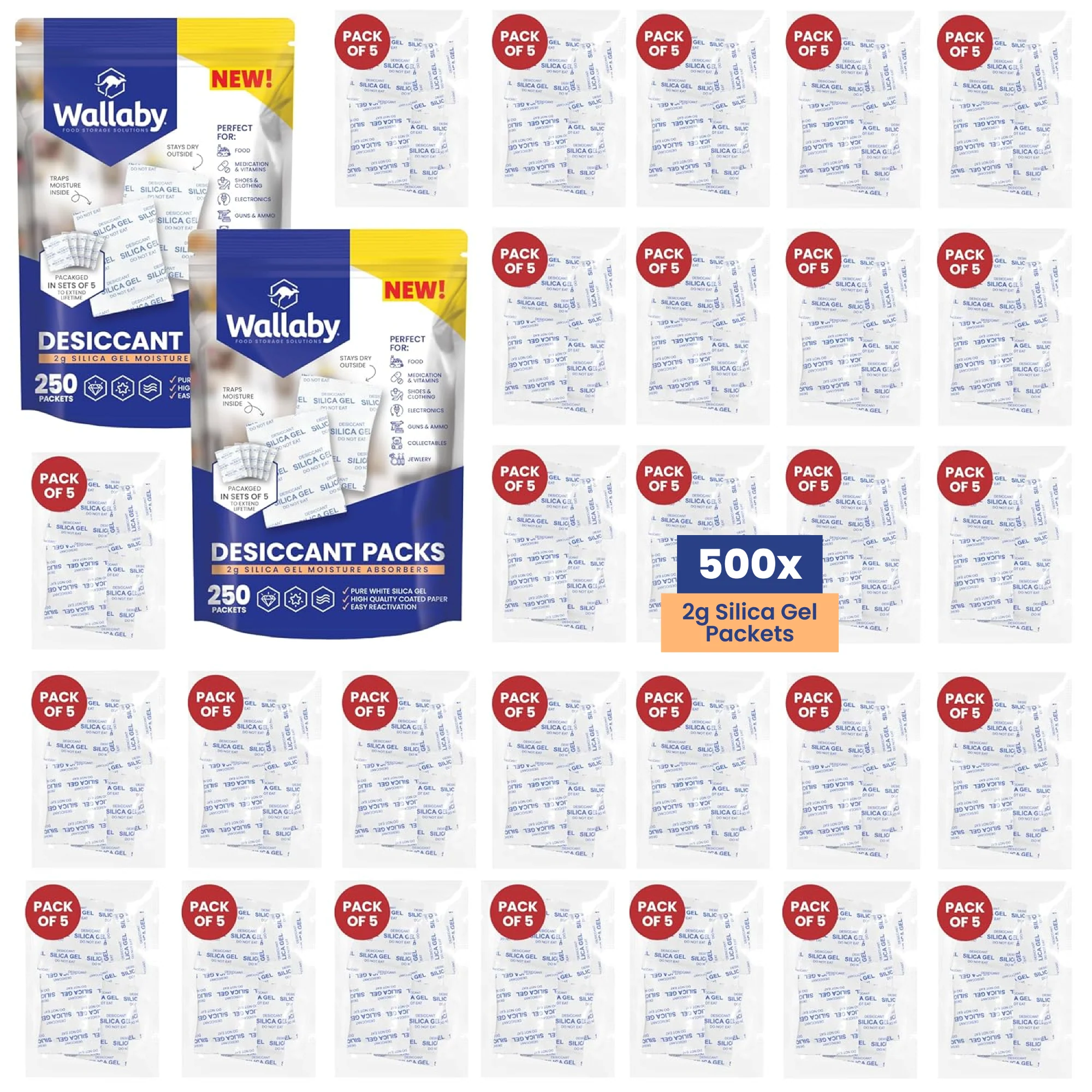 Silica Gel Desiccant Packets - Image 12