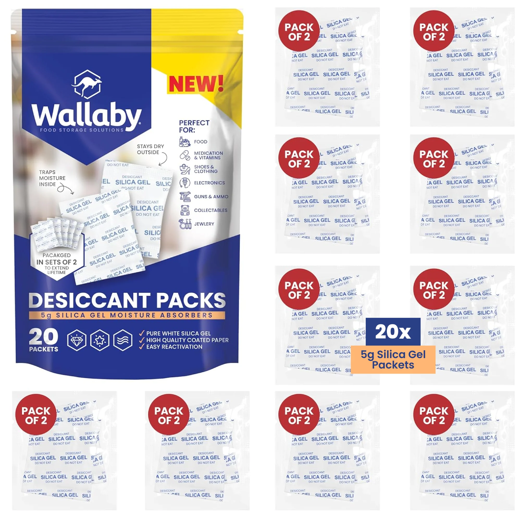 Silica Gel Desiccant Packets - Image 13