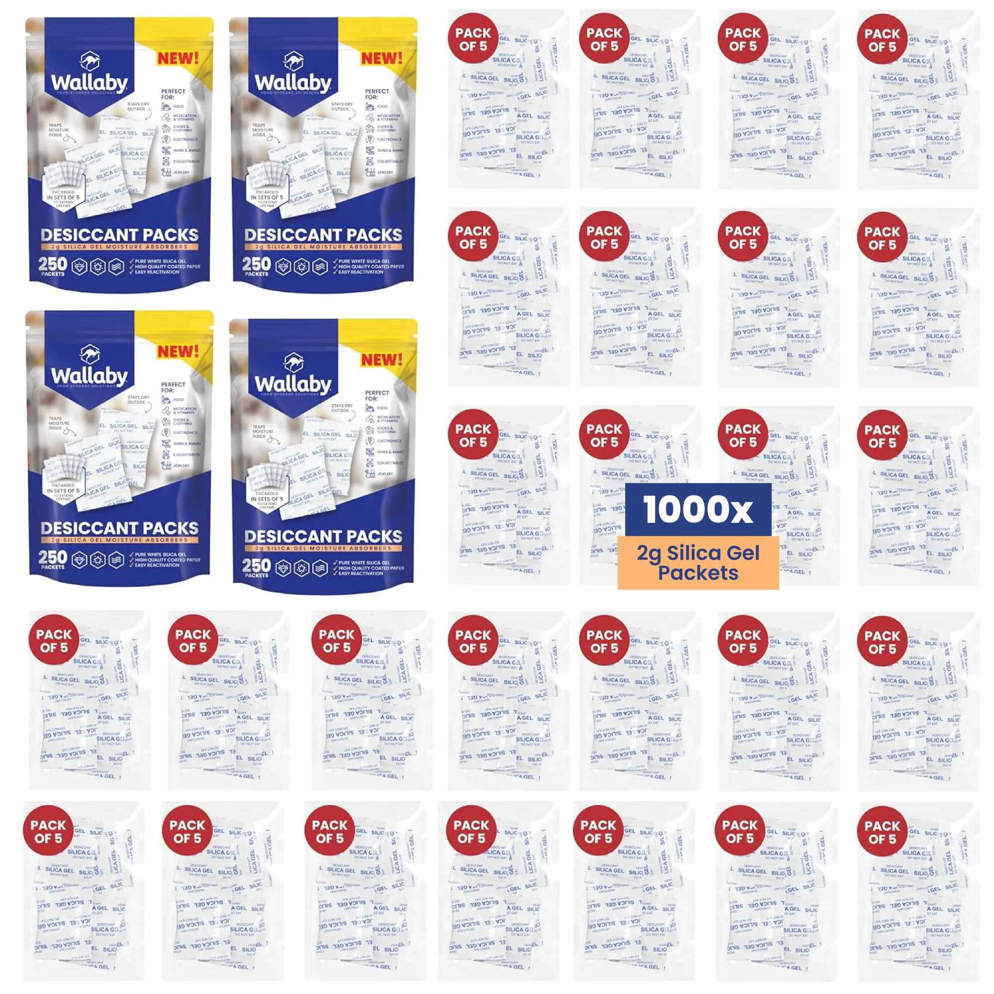 Silica Gel Desiccant Packets - Image 14