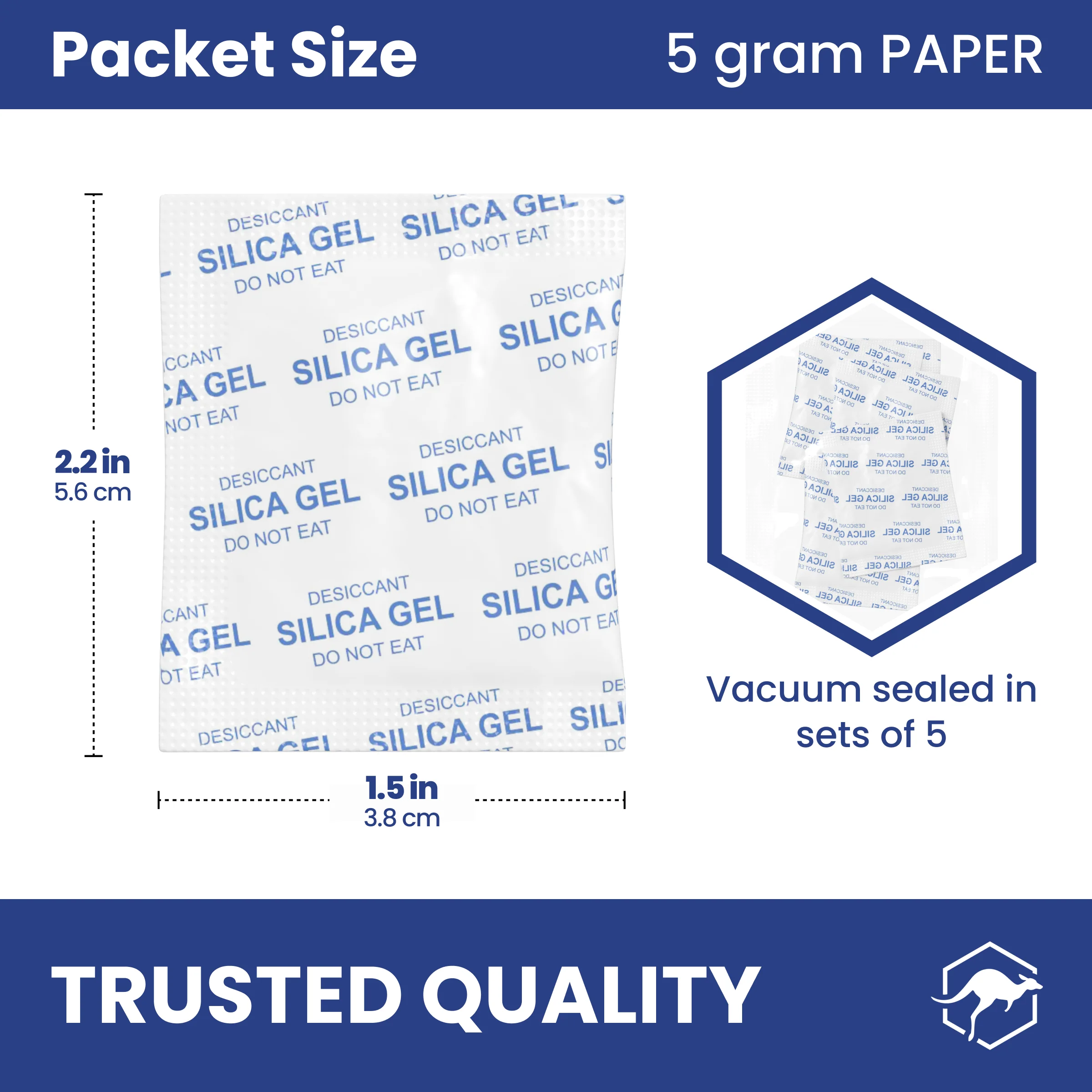 Silica Gel Desiccant Packets - Image 19