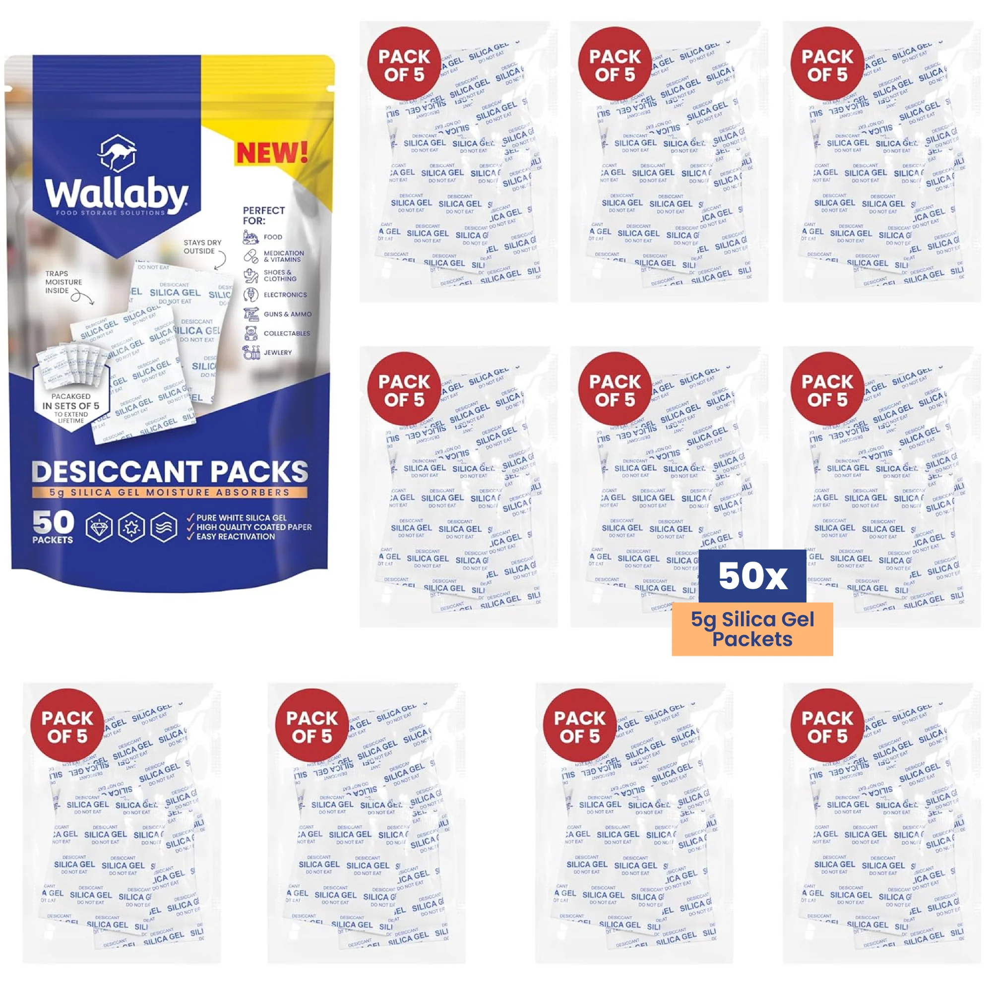 Silica Gel Desiccant Packets - Image 21