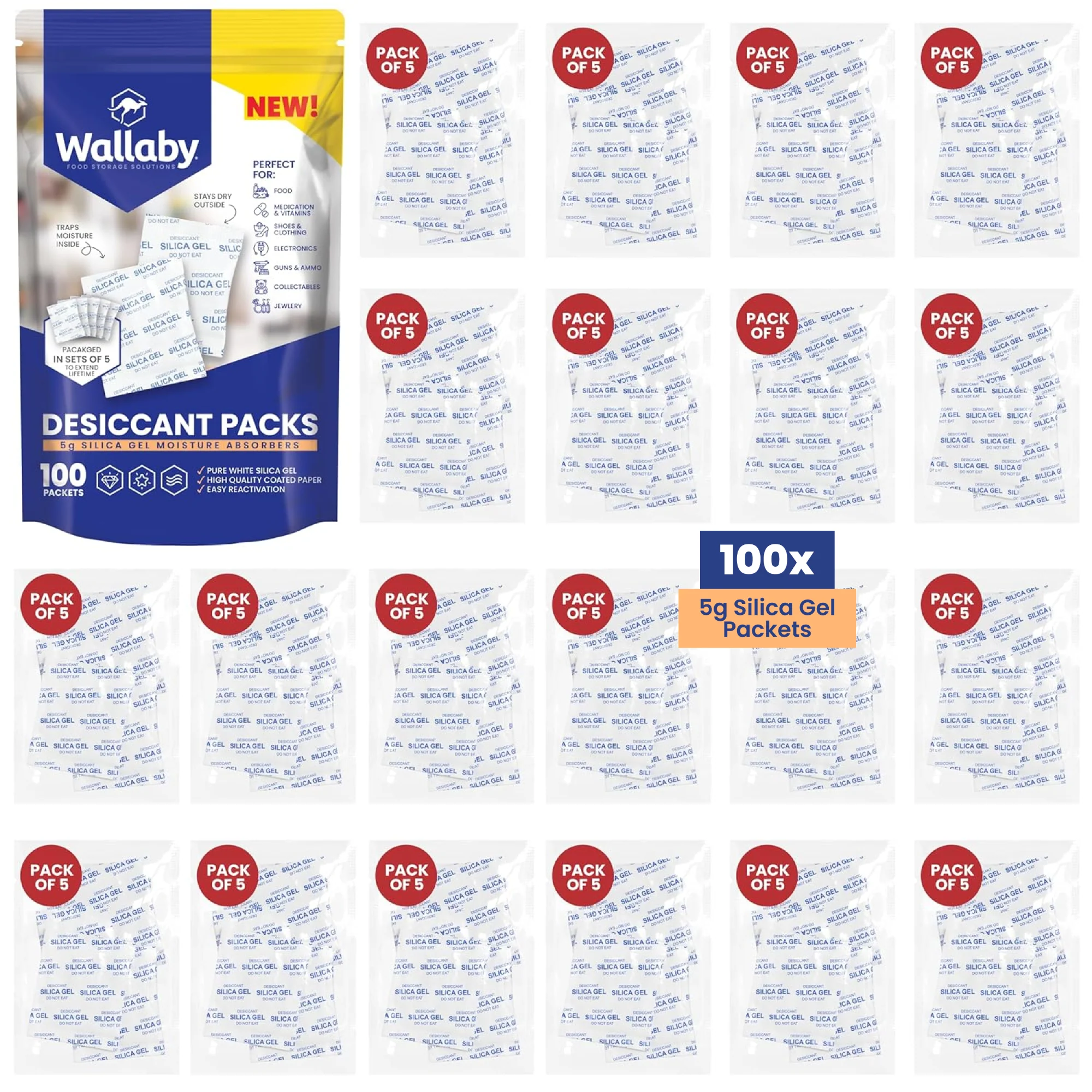 Silica Gel Desiccant Packets - Image 22