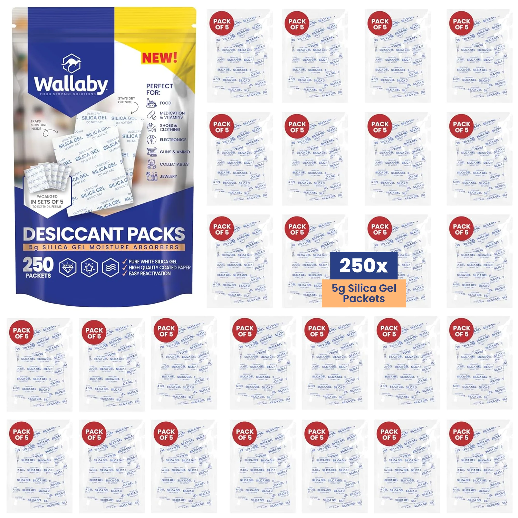 Silica Gel Desiccant Packets - Image 23