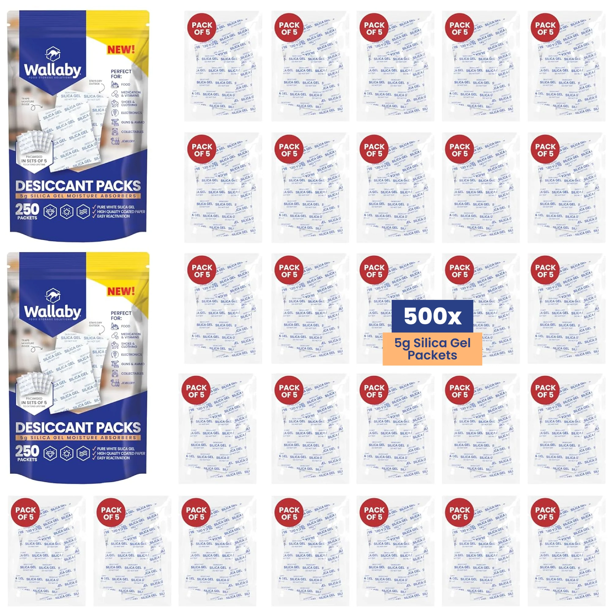 Silica Gel Desiccant Packets - Image 25