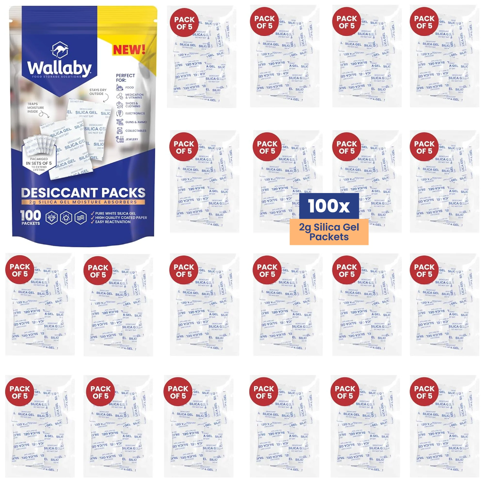 Silica Gel Desiccant Packets - Image 26
