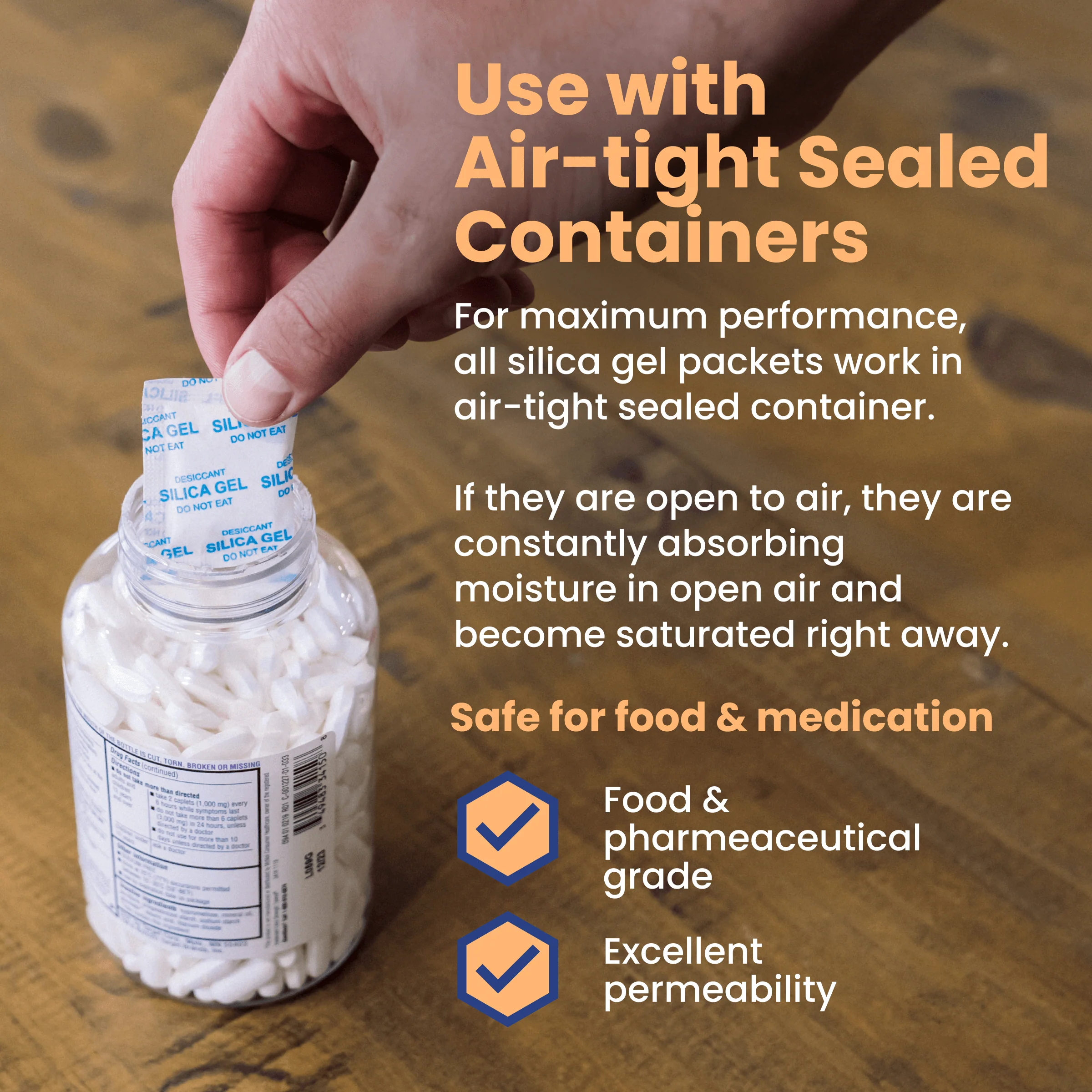 Silica Gel Desiccant Packets - Image 3