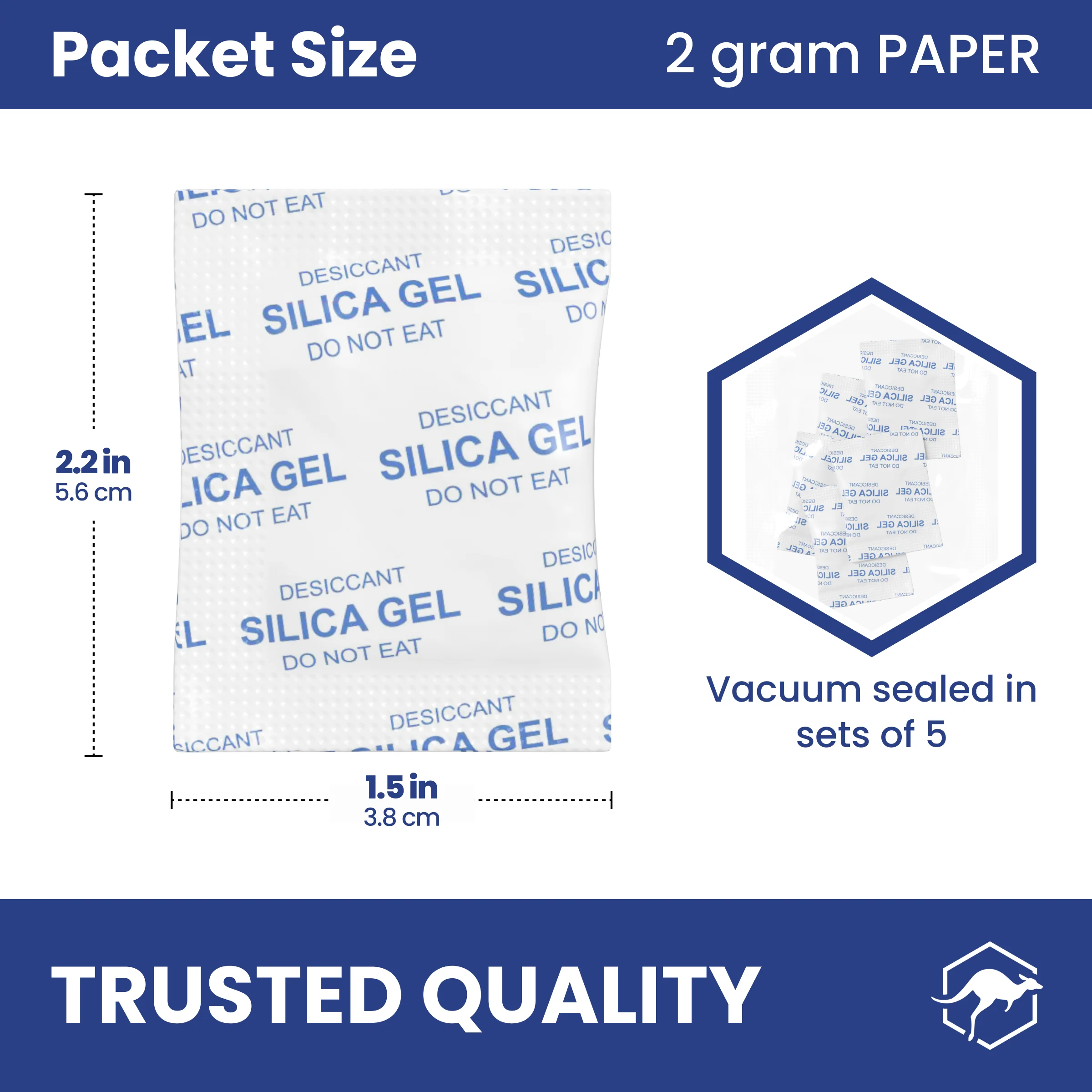 Silica Gel Desiccant Packets - Image 6