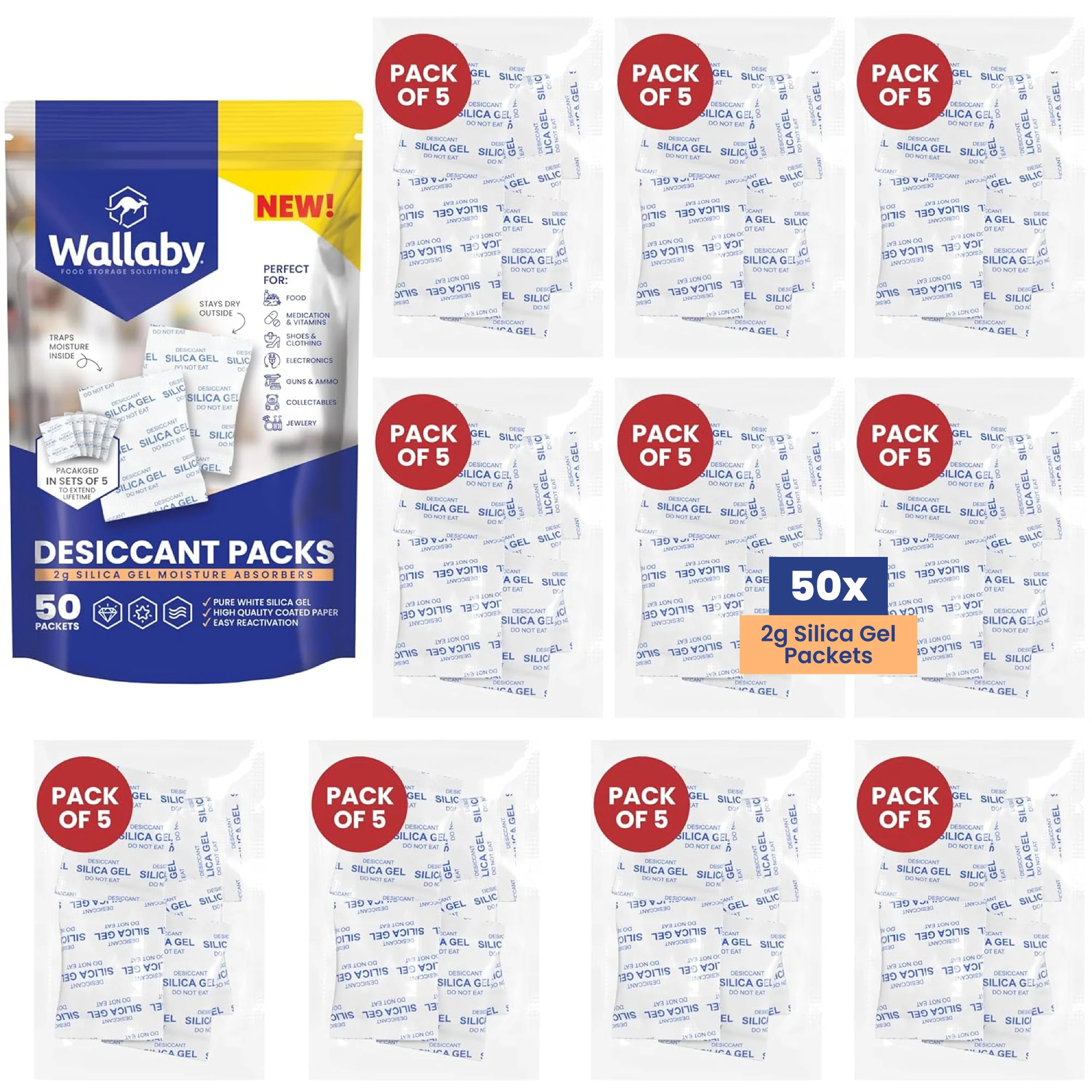 Silica Gel Desiccant Packets - Image 8