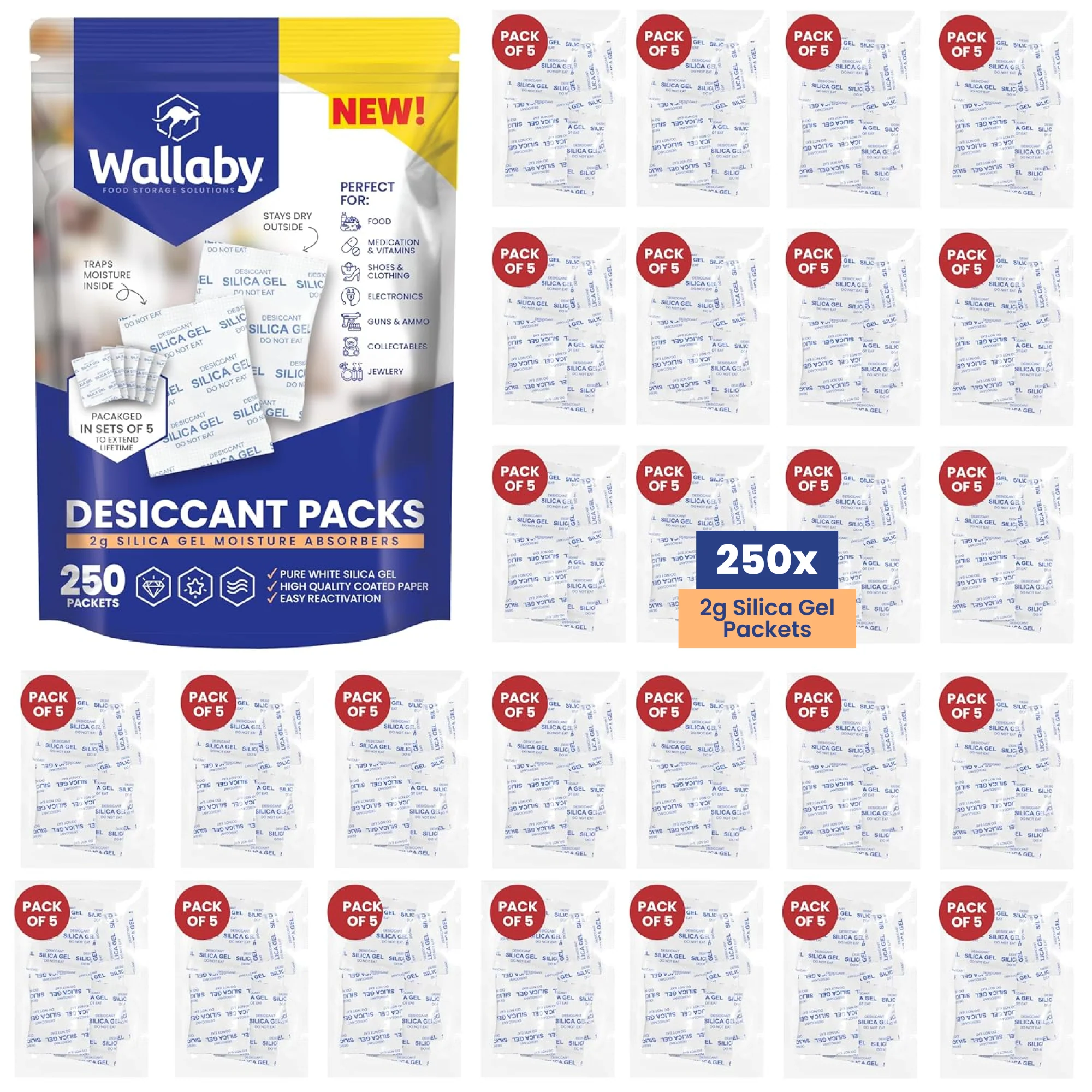 Silica Gel Desiccant Packets - Image 9